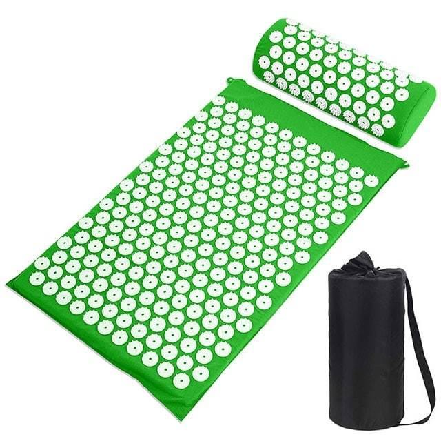 Tapis d'acupression champs de fleurs lotus contre le stress et douleur dorsale - Acumat™ - Le Grenier Parisien