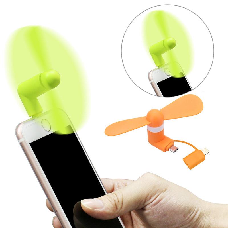 Mini ventilateur pour téléphone Portable iPhone iPad Android - FanPhone™ - Le Grenier Parisien