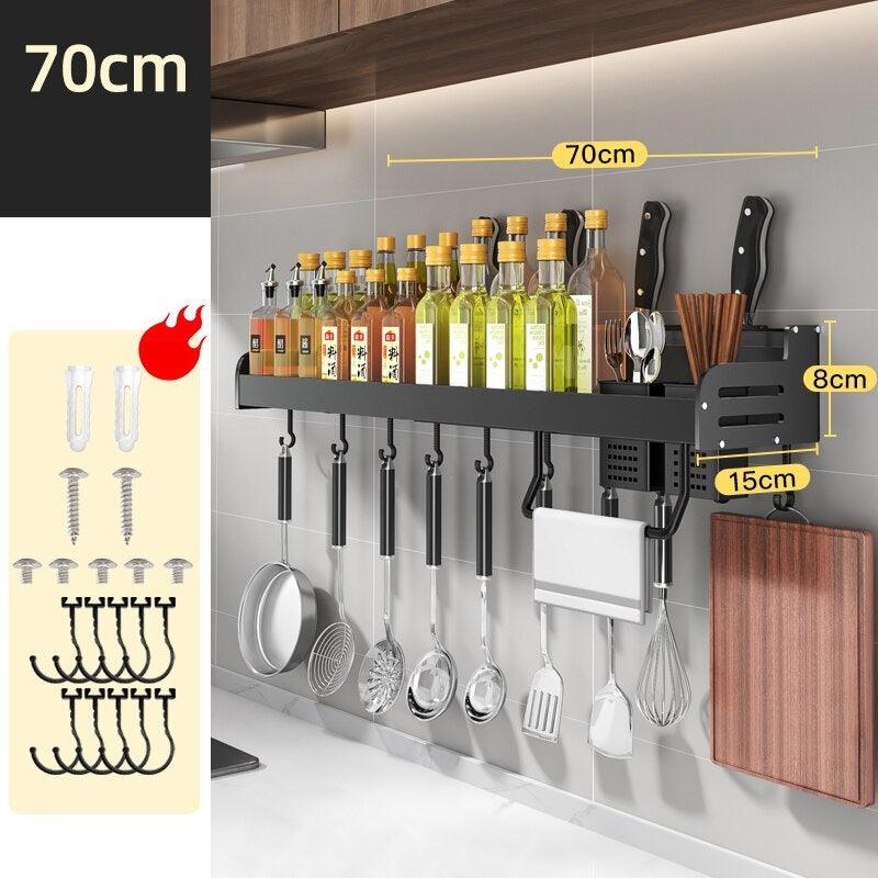 Etagère de rangement en aluminium de cuisine pour épices - Cooklean™ - Le Grenier Parisien
