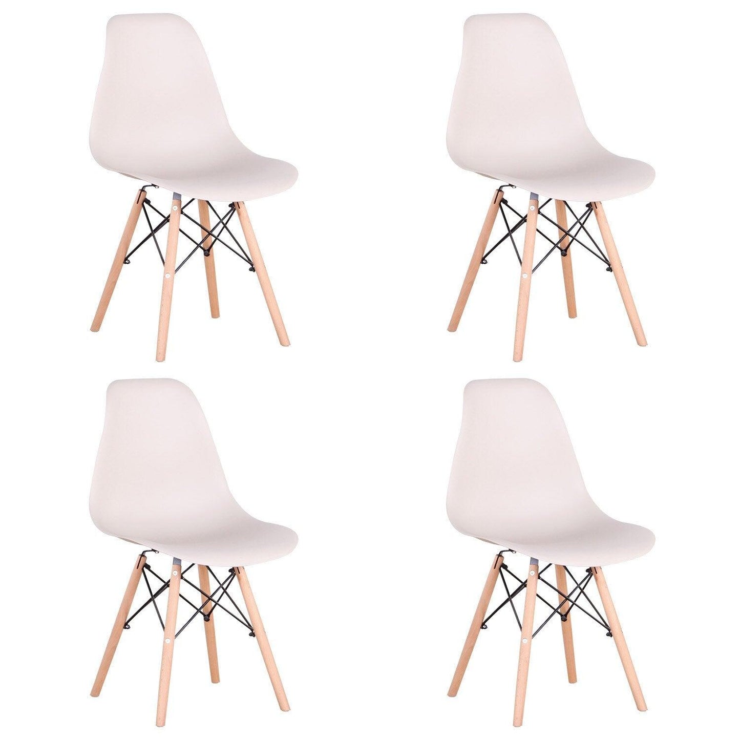 Chaise de salle à manger style nordique - DSW™ LOT DE 4 & 8 - Le Grenier Parisien