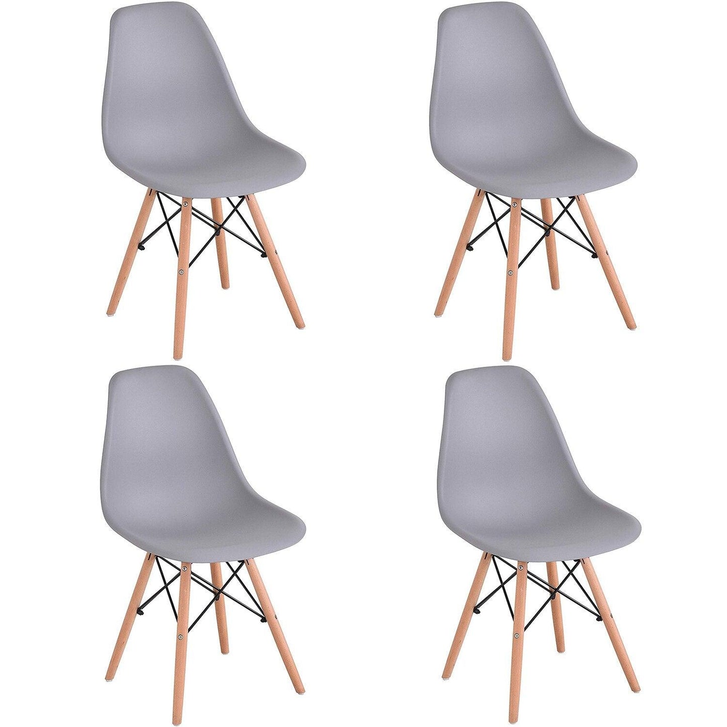 Chaise de salle à manger style nordique - DSW™ LOT DE 4 & 8 - Le Grenier Parisien