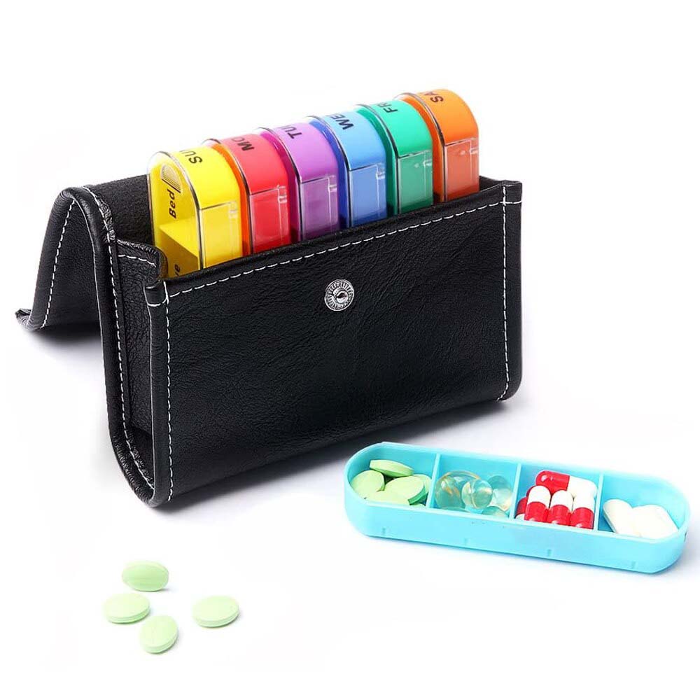 Pilulier à compartiments pour médicaments 7 jours étanches - Santéka™