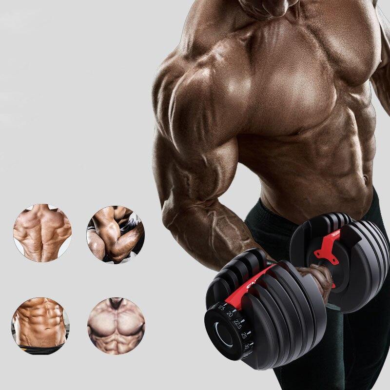 Dumbflex™ - Haltères réglables intelligentes 2,5 à 24 KG - Le Grenier Parisien