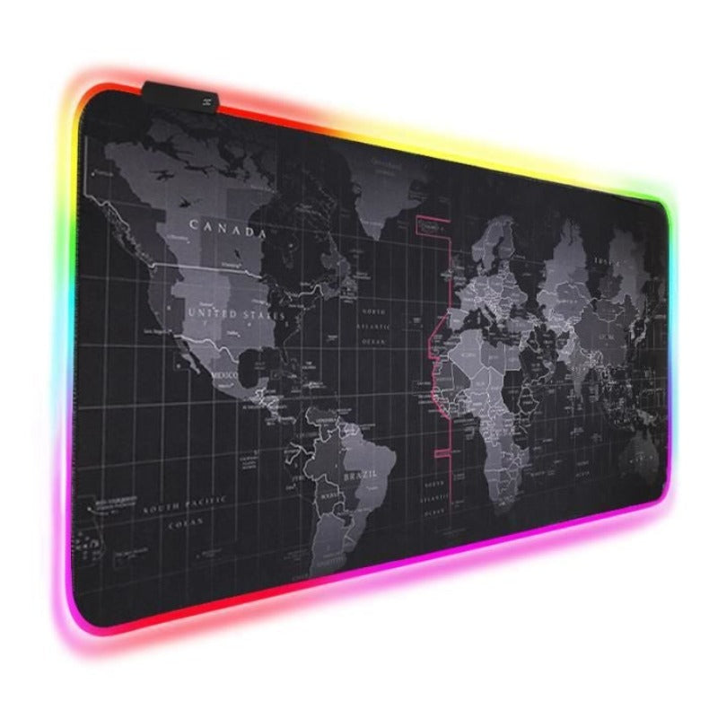 Grand tapis de souris avec carte du monde - Explorer™
