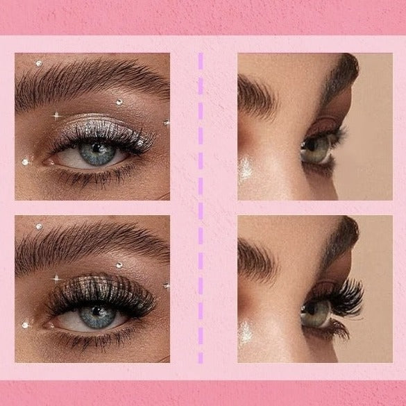 Faux cils 3D oeil de chat, volume dramatique effet naturel - GlamEyelash™