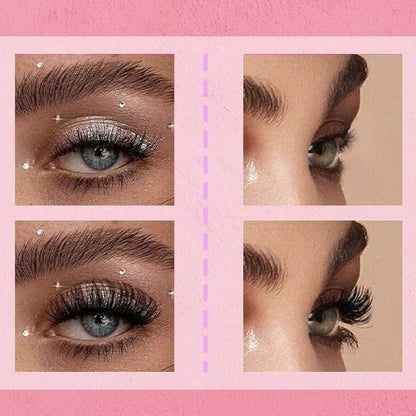 Faux cils 3D oeil de chat, volume dramatique effet naturel - GlamEyelash™