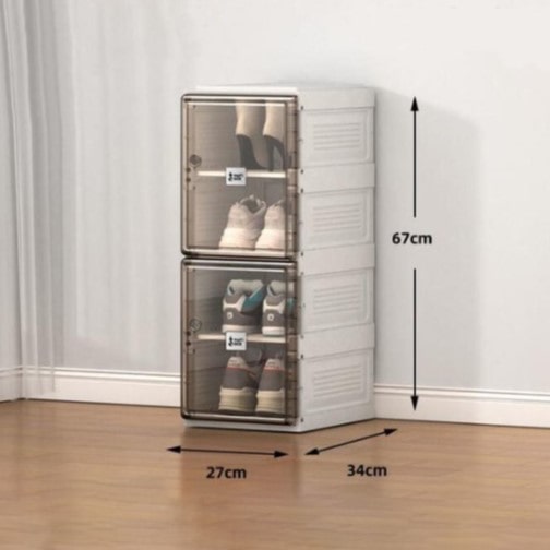 Armoire de Rangement à Chaussures Pliable - KAYLA™
