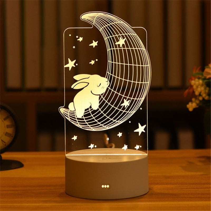 Veilleuse motif 3D - 3DNightLight™