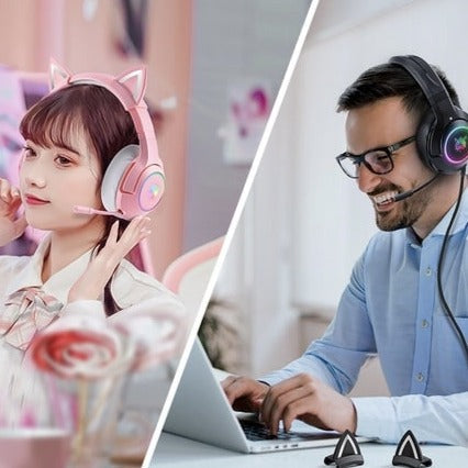 Audio headset with cat ears - CatHeadset™