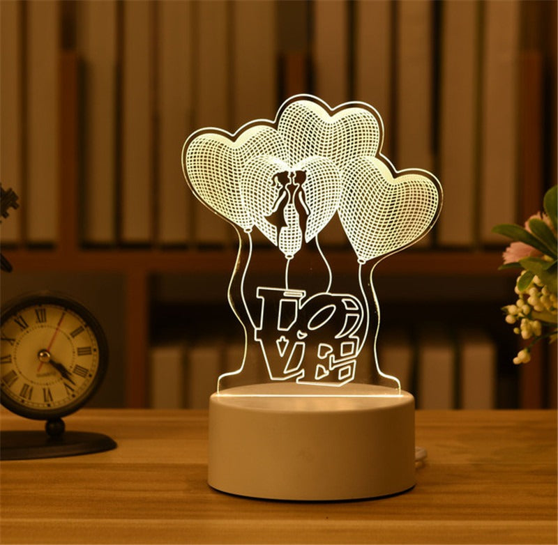 Veilleuse motif 3D - 3DNightLight™