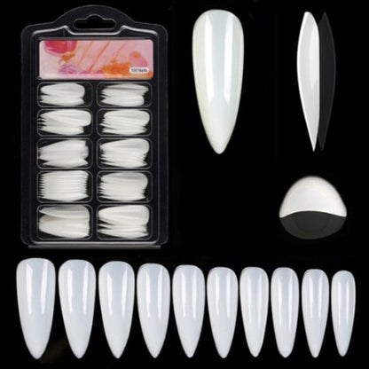 Natural False Glue-on Nails - Strass On™