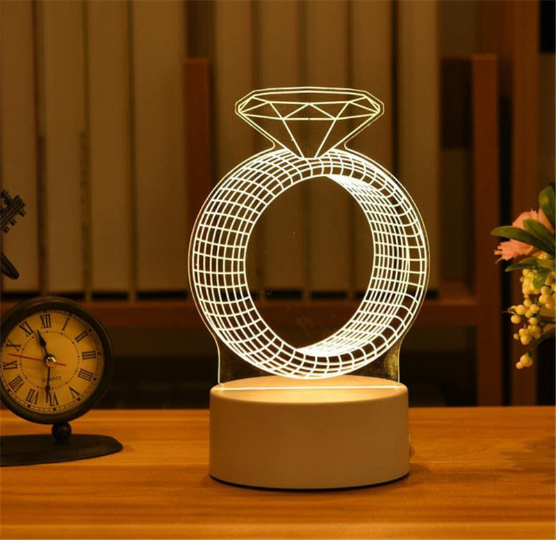 Veilleuse motif 3D - 3DNightLight™