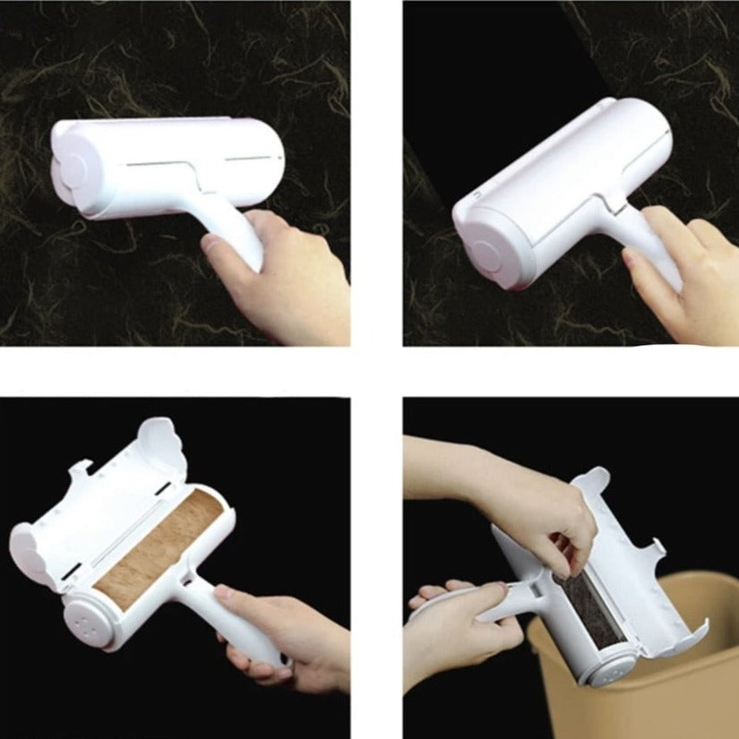 Pet hair remover for clothes, sofa, carpet - RouleauAntiPoil™