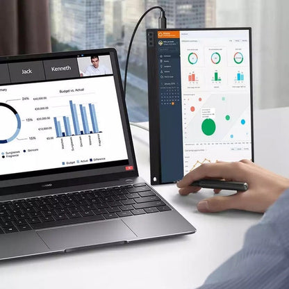 Full HD Portable LCD Monitor, HDMI and USB connection - MonitorPro+™