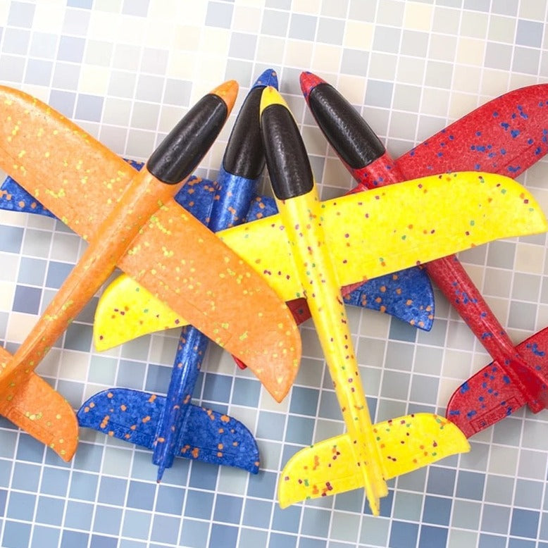 Avion de lancer en mousse EPP de 48CM, lumière clignotante colorée - AirPlane™