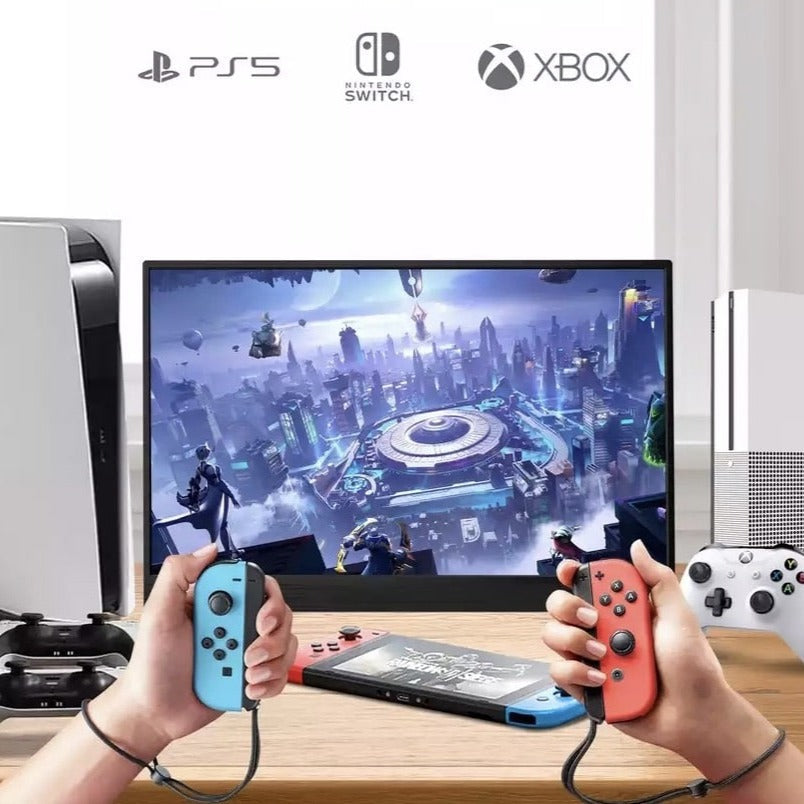 Full HD Portable LCD Monitor, HDMI and USB connection - MonitorPro+™