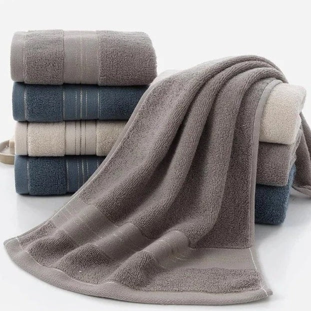 Thick 100% cotton bath towel, maximum absorption - CotonLuxe™