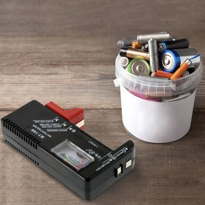 Voltage tester, tester, BT 168 power supply, 1.5 AA/AAA/C/D/9V/BT-168 V batteries, color-coded meter - VoltageTester™