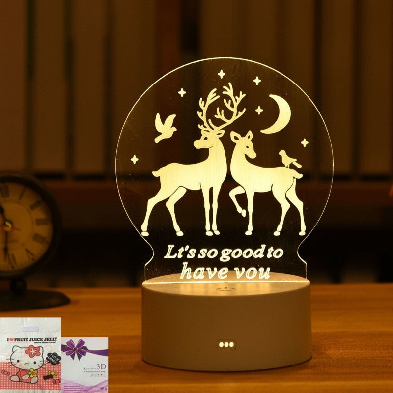 Veilleuse motif 3D - 3DNightLight™