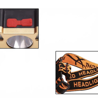 Portable 5-LED headlamp, USB rechargeable, built-in battery - HeadLamp™