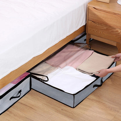 Storage bag set for clothes, comforter, toys - TextileOrganizer™