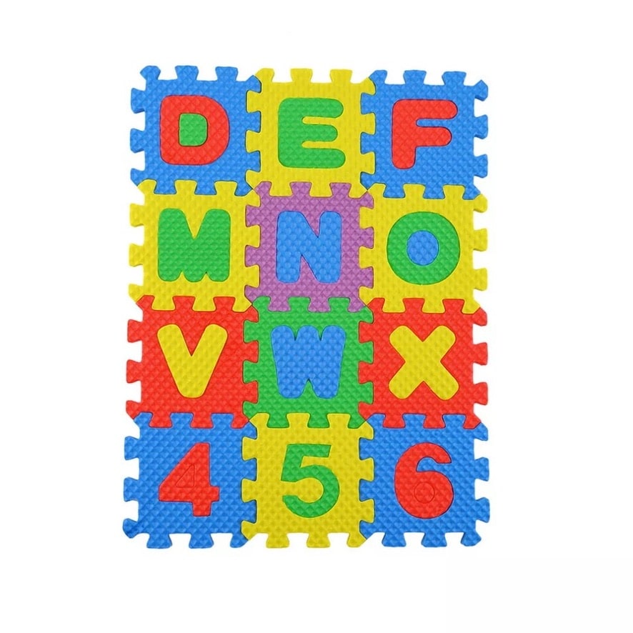 Puzzle 3D en mousse alphabet et chiffres, 36 pièces - 3dPuzzle™