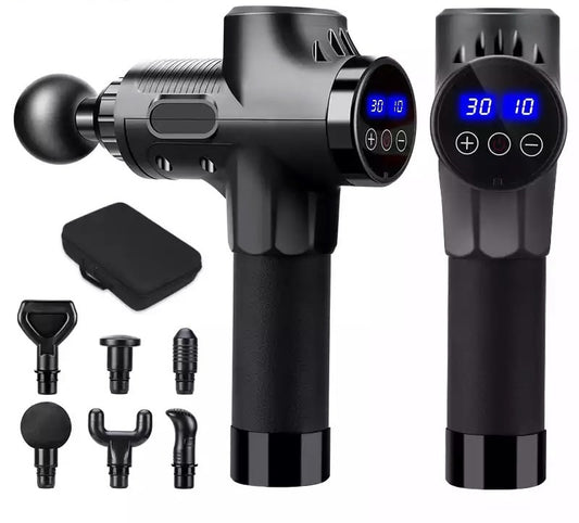 Pistolet de massage à écran LCD - Extra-massage Gun™