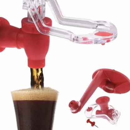 Drink holder, inverted water dispenser with integrated tap, mini water pump - SodaFountain™