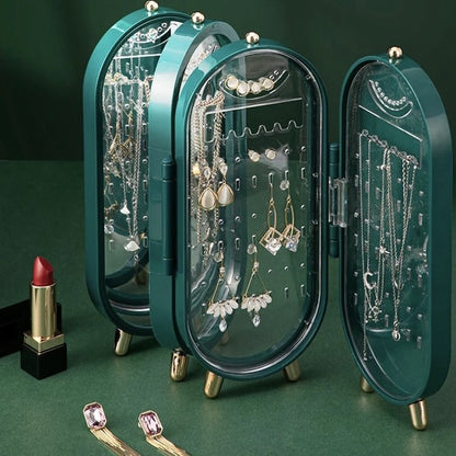 Boîte de rangement à bijoux rotative 360° - OrganisateurVitrine™