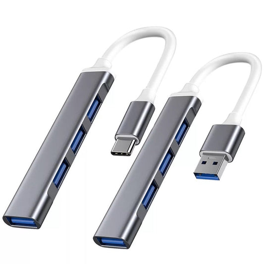 Adaptateur USB C 3.0 Type C 3.1, 4 ports pour Xiaomi, Lenovo, Macbook Pro 13 15, Air Pro PC  - MultiSplitterAdaptateur™