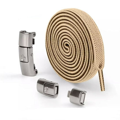 Lacets élastiques à verrouillage par pression pour baskets enfants et adultes 8mm- LacetClips™
