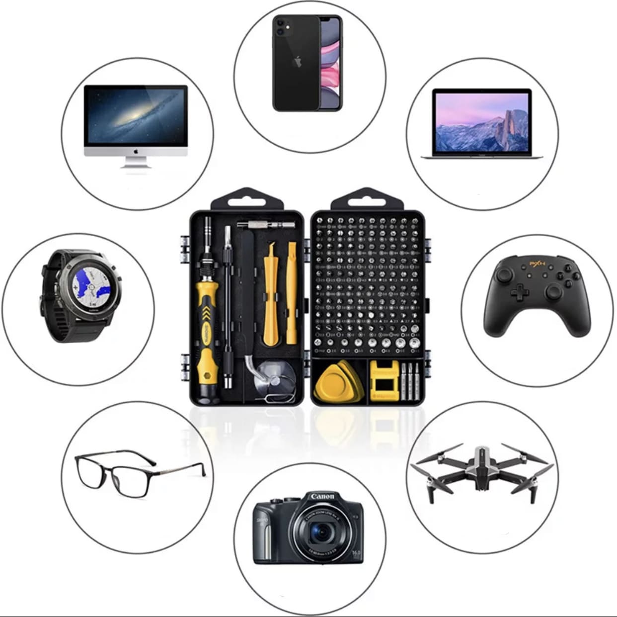 Electronic repair tool kit - ProMagneticMalette™