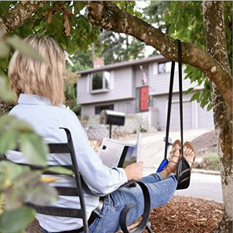 Comfortable travel hammock with memory foam, footrest - LegsHammock™