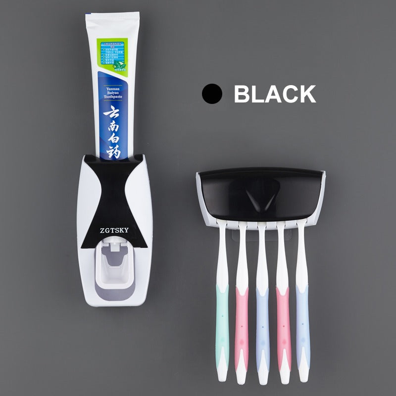 Toothpaste distributor and toothbrush holder - ToothpasteDistributor™