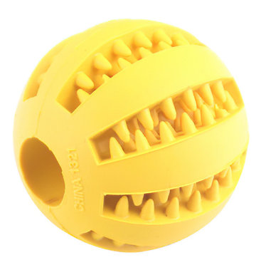 Balle à macher interactive en caoutchouc pour chiens - Chewball™