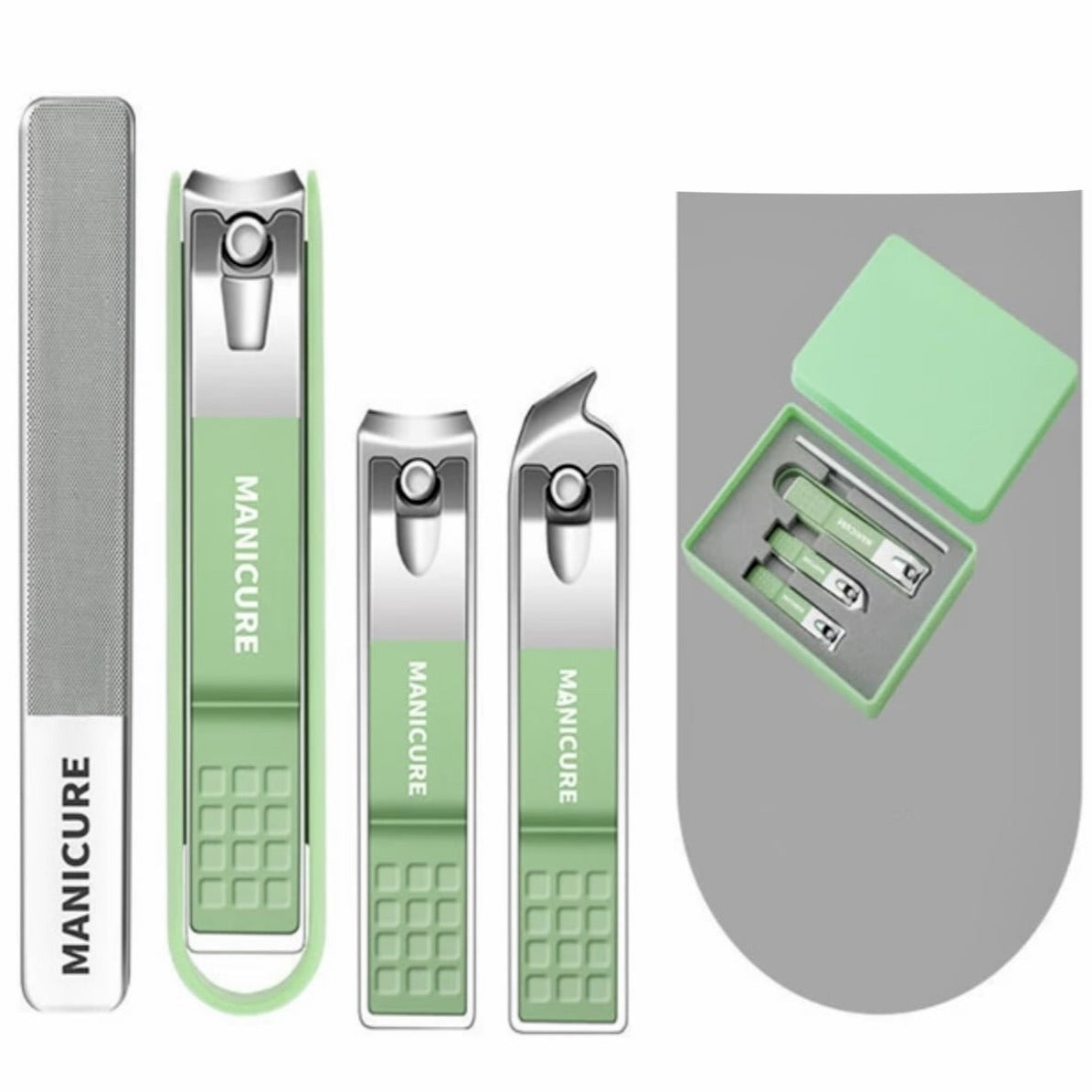 Ensemble de coupe-ongles pour hommes et femmes, boîte à manucure et pédicure de haute qualité - NailClipper™