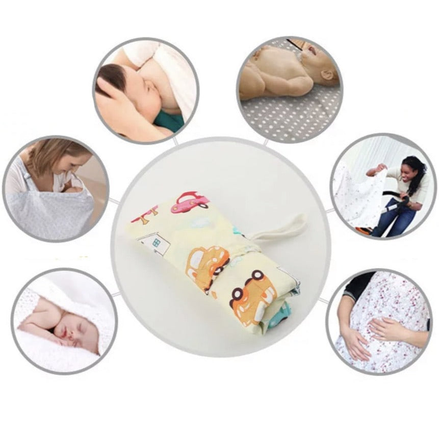 Cotton nursing towel for mom and baby - BabyCover™