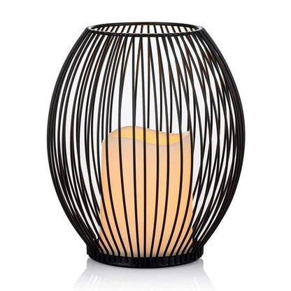 Bougeoir en fer creux - CandleCage™