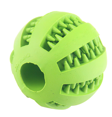 Balle à macher interactive en caoutchouc pour chiens - Chewball™