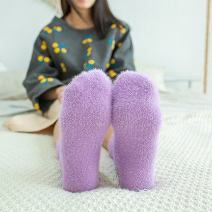 Chaussettes en Polaire Colorées à Motif - Fluffy™