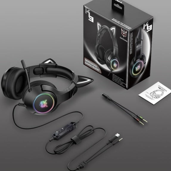 Audio headset with cat ears - CatHeadset™