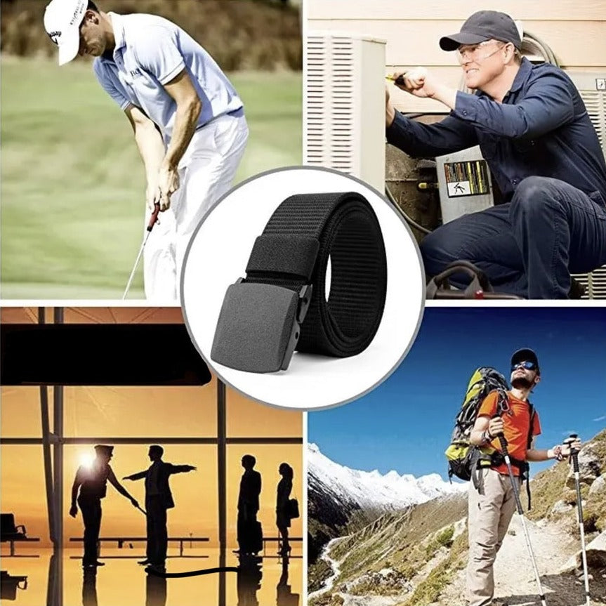 Ceinture militaire en Nylon à automatique pour hommes, ceinture en toile tactique multifonctionnelle de chasse en plein air, ceinture militaire de haute qualité - CeintureTactique™