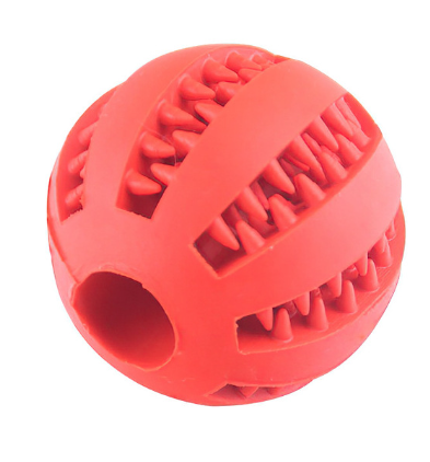 Balle à macher interactive en caoutchouc pour chiens - Chewball™