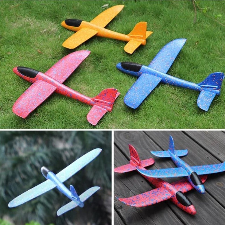 Avion de lancer en mousse EPP de 48CM, lumière clignotante colorée - AirPlane™