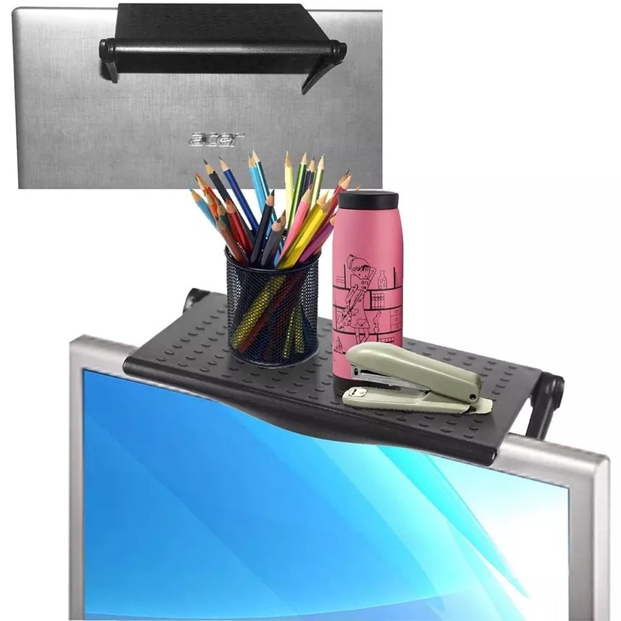 Support de rangement multifonctions pour ordinateur de bureau et télévision - StandScreen™