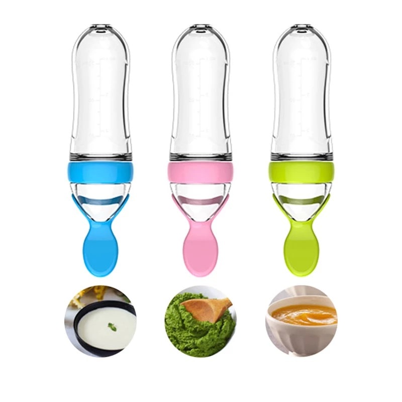 Cuillère-gourde pour bébé Anti-splash - BabySpoon™