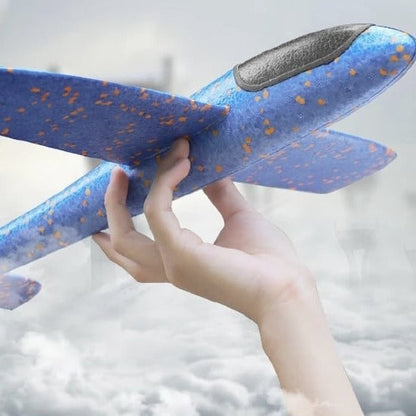 Avion de lancer en mousse EPP de 48CM, lumière clignotante colorée - AirPlane™