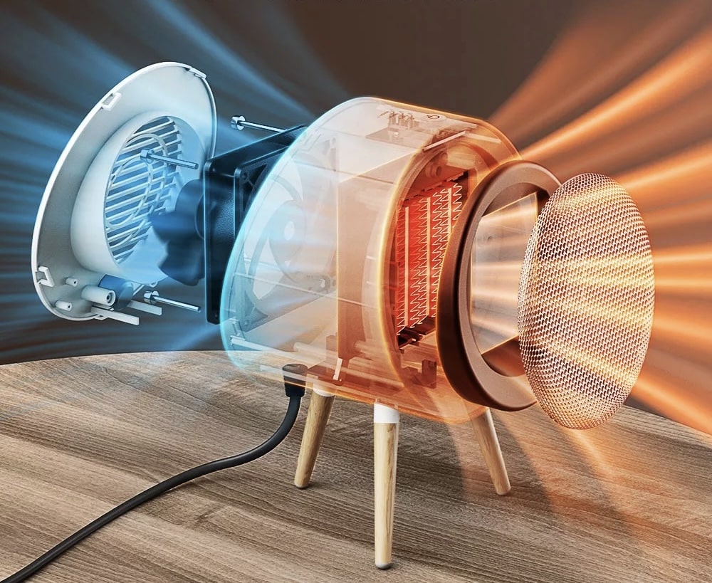 Chauffage d'appoint d'appartement économe portatif - HotConditioner™