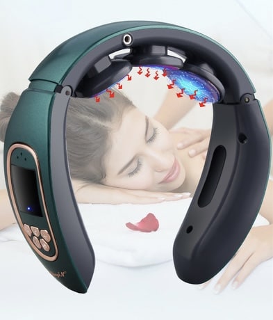 Electromagnetic massager with LCD display -  PulseMassage™