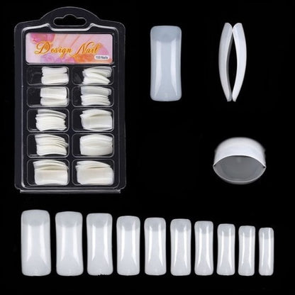 Natural False Glue-on Nails - Strass On™